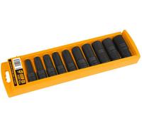 Tolsen Tools Impact Deep Socket Set 1/2' 10 Pc (10-12-13-14-15-17-19-21-22-24)