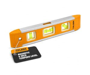 Tolsen Tools Mini Spirit Toolbox Level, 9"
