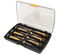 Tolsen Tools Screwdriver Set Precision Bi-Material 6Pc