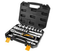Tolsen Tools Socket Set 1/2"10-32mm 22Pc Industrial