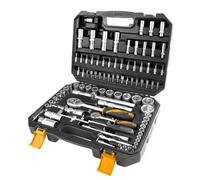 Tolsen Tools Socket Set 1/4" 4-14mm & 1/2" 10-32mm 94Pc Industrial