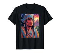 Toltec Warrior Value Graphic T-Shirt, Men, Black, S