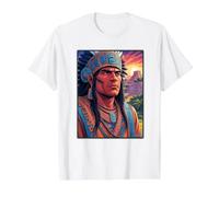 Toltec Warrior Value Graphic T-Shirt, Men, White, L