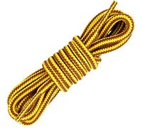 Tolumo Diameter 4 MM Round Durable Boot Laces Lengths 100 to 180 CM Shoelaces for Work and Leisure Boots, Hiking Shoes Gold Brown 180 CM 2 Pairs