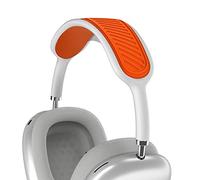 TOLUOHU Headband Cushion for Apple AirPods Max, Washable Soft Silicone Dustproof Airpods Max Headphones Accessories Compatible with Knit-mesh Canopy(Orange)