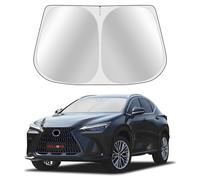 Toluoma Custom Fit Windshield Sun Shade for Le-xus NX NX300H NX300 NX200T 2022-2025 - Full Coverage, 210T Reflective Fabric, Blocks 99% UV Rays, Easy to Install and Store