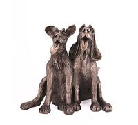 'Tom and Fred' Dog Sculpture in bronze by Harriet Dunn