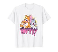 Tom and Jerry and Nibbles Happy! T-Shirt