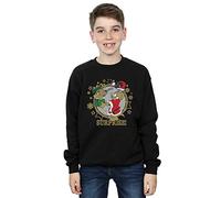 Tom and Jerry Boys Christmas Surprise Sweatshirt 12-13 years Black