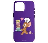Tom and Jerry Macaron Love Case for iPhone 16 Pro Max