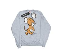 (XXL, Sports Grey) Tom and Jerry Mens Angry Mouse Cotton Sweatshirt