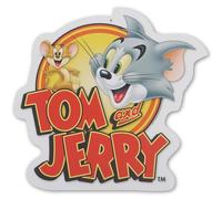 Tom and Jerry Opening Credits Metal Sign - Fun Tom and Jerry Wall Decor for Kids' Bedroom or Movie Room