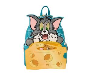 Tom and Jerry Plush Pop-Up Mini Backpack- unisex- LOUNGEFLY- School Bags- Multicolor- ONE SIZE- Kids ONE SIZE