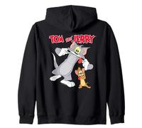 Tom and Jerry Silly Faces Zip Hoodie