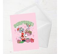 Tom And Jerry Surprise! Greetings Card - Large Card