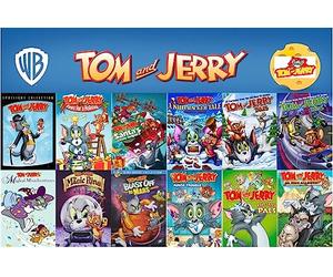 Tom and Jerry Ultimate 12-Film Collection: Spotlight/ Paws for a Holiday/ Santa's Little Helper/ A Nutcracker Tale/ Tales Vol 1 & 5/ Magical Misadventures/ Magic Ring/ Blast off Mars/ Mouse Trouble/