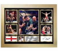Tom Aspinall Signed Autograph Photograph Display - Perfect for MMA Fans, A3 Poster + Gold Frame - Limited Edition Autograph Fan Gift - Collectible Memorabilia Merchandise