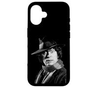 Tom Baker Doctor Who Black & White Portrait By Allan Ballard Case for iPhone 16