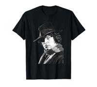 Tom Baker Doctor Who Stare Black & White By Allan Ballard T-Shirt