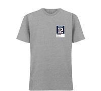 Tom Brady 12 Patriots Jersey Frame Men's T-Shirt - Gray / 2XL