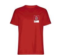 Tom Brady 12 Tampa Jersey Frame Men's T-Shirt - Red / L