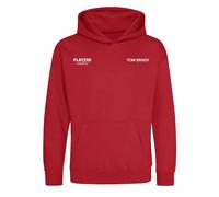 Tom Brady Logo Kids Hoodie - Red / 4-5 years