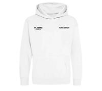 Tom Brady Logo Kids Hoodie - White / 5-6 years