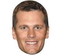 Tom Brady (Stubble) Big Head. Larger than life mask.