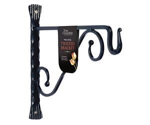 Tom Chambers 35cm Black Twisted Hanging Basket Bracket