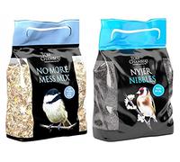 Tom Chambers Bird Food - No More Mess Mix (1kg) & Nyjer Nibbles (0.75kg)