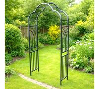 Tom Chambers Cumulus Metal Garden Arch 107Cm Wide Garden Rose Arch