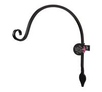 Tom Chambers Hanging Garden Basket Bracket Metal Hook - 38cm in Black Tom Chambers Black