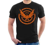 Tom Clancy Distressed Orange Logo Extrema Remedia Men's T-Shirt