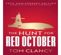 Tom Clancy The Hunt for Red October Hardback Book Tom Clancy Multicolor