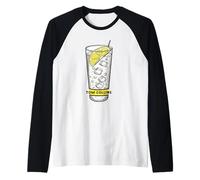 Tom Collins Refreshing Summer Beverage Design Raglan Baseball Tee