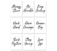 Tom Crowe Inspirational Wall Art (9 Pieces) - Wall Prints - Wall Art - Home Office