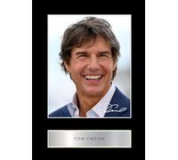 Tom Cruise Pre Printed Signature Signed Mounted Photo Display #6 Printed Autograph Picture 10x8 Inch Mount
