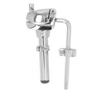 Tom Cymbal Holder Single Arm Drum Stand Mount, Metal Drum Holder for Percussion Instruments, Heavy - Duty Rack with Adjustable Clamp for Tom Drums and Cymbals