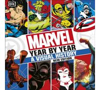 Tom DeFalco Marvel Year By Year A Visual History New Edition Hardback Book Tom DeFalco Multicolor
