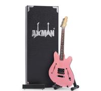 Tom Delonge - Miniature Guitar Replica - Music Gifts - Handmade Ornamental 1/4 Scale - Includes a Display Box, Name Tag and Miniature Guitar Stand