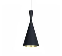 Tom Dixon Beat Tall Pendant Light Black