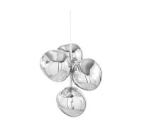 Tom Dixon Melt Chandelier mini LED 63,4 cm Silver