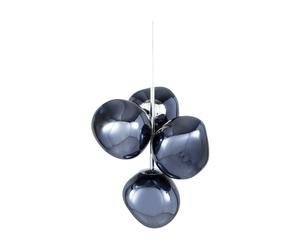 Tom Dixon Melt Chandelier mini LED 63,4 cm Smoke