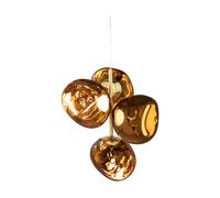 Tom Dixon Melt Chandelier small LED 103 cm Gold