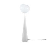 Tom Dixon Melt Cone fat floor lamp LED 174,5 cm Opal-silver