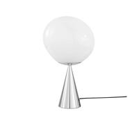 Tom Dixon Melt Cone fat table lamp LED 46,5 cm Opal-silver