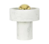 Tom Dixon Stone Portable LED table lamp 28 cm Marble-gold