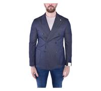 Tom Double-breasted Jacket, male, L.B.M. 1911, Blazers, Blue, 2XL, Jackets 2XL