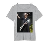 Tom Fletcher McFly Live All About You V Festival 2009 T-Shirt, Women's Plus, Heather Grey, 2X