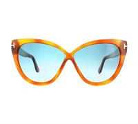 Tom Ford 0511 Arabella Womens Blonde Havana Sunglasses